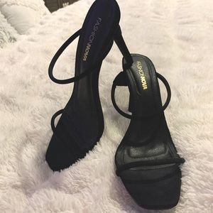 Fashion nova black mules